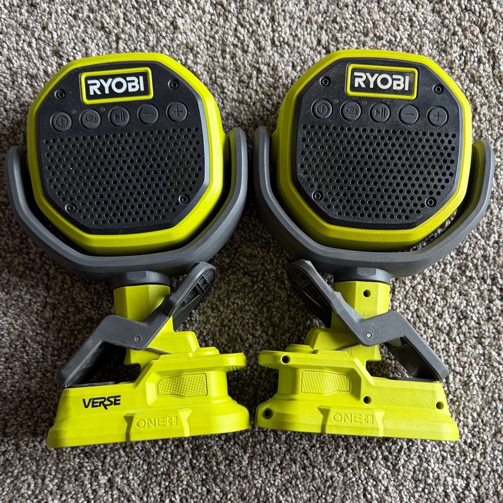 Ryobi ONE+ Portable Bluetooth Verse Speakers 18V